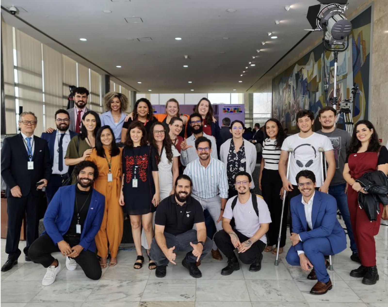 Equipe do laboratório na Presidência da República em 2023